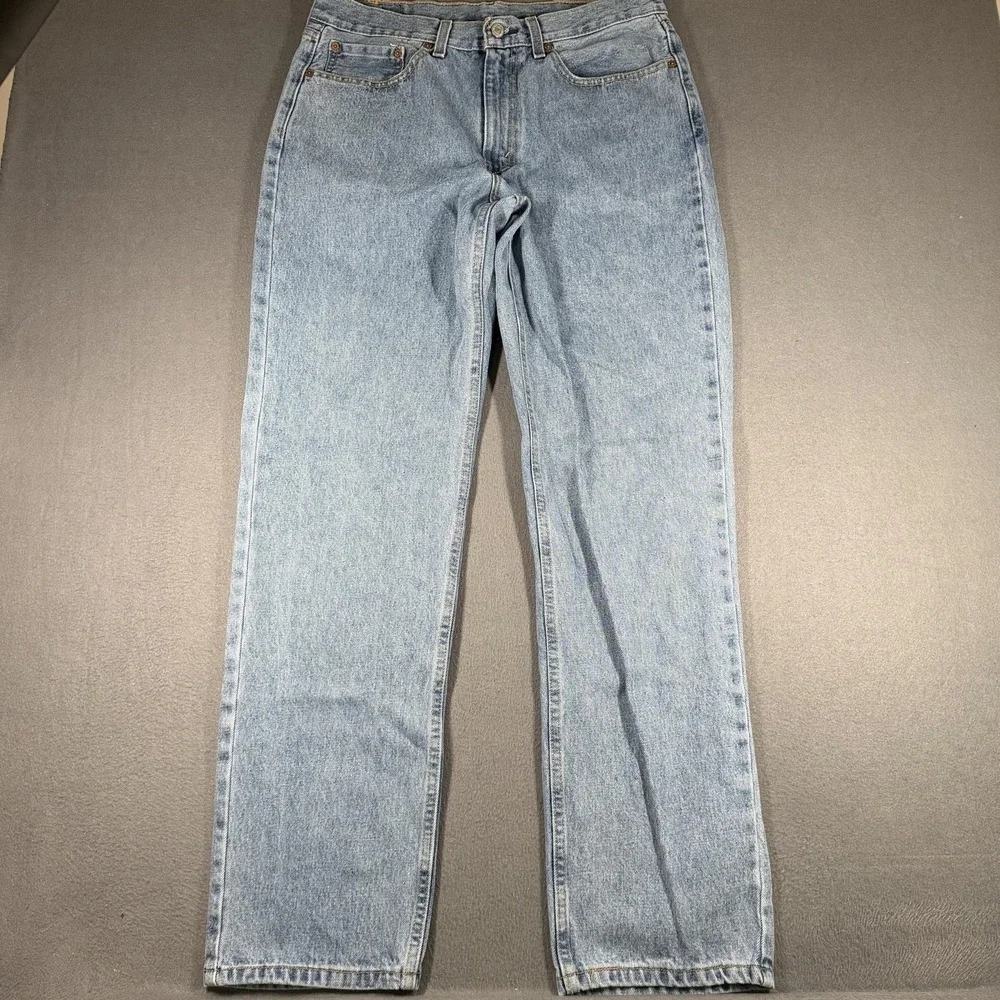 Levis‎ 550 Jeans Mens 34x34 Blue Relaxed Tapered Leg Denim Grunge Dadcore Skater